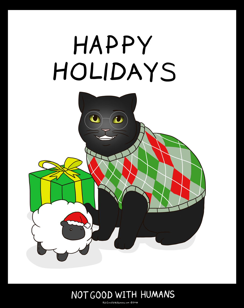 not good with humans notgoodwithhumans.com cat cats introvert introverts 