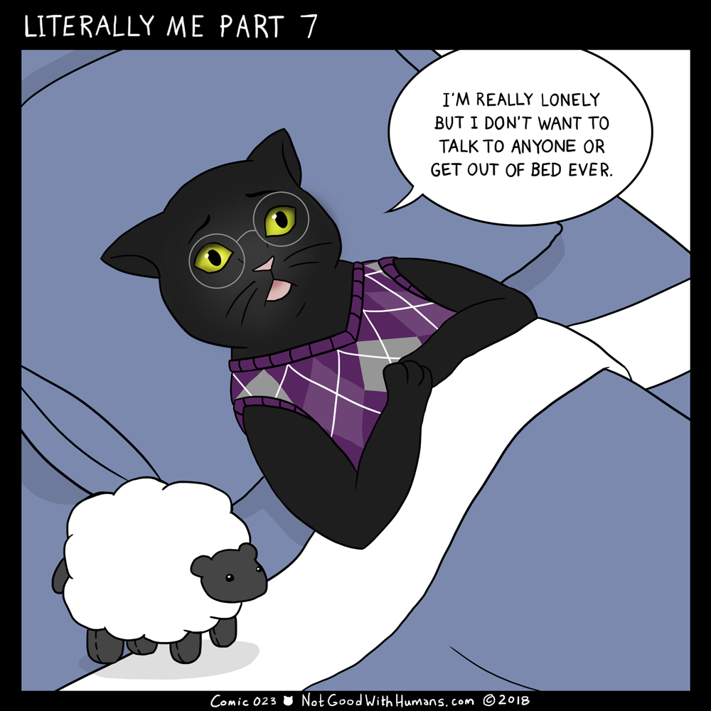 not good with humans notgoodwithhumans.com cat cats introvert introverts 