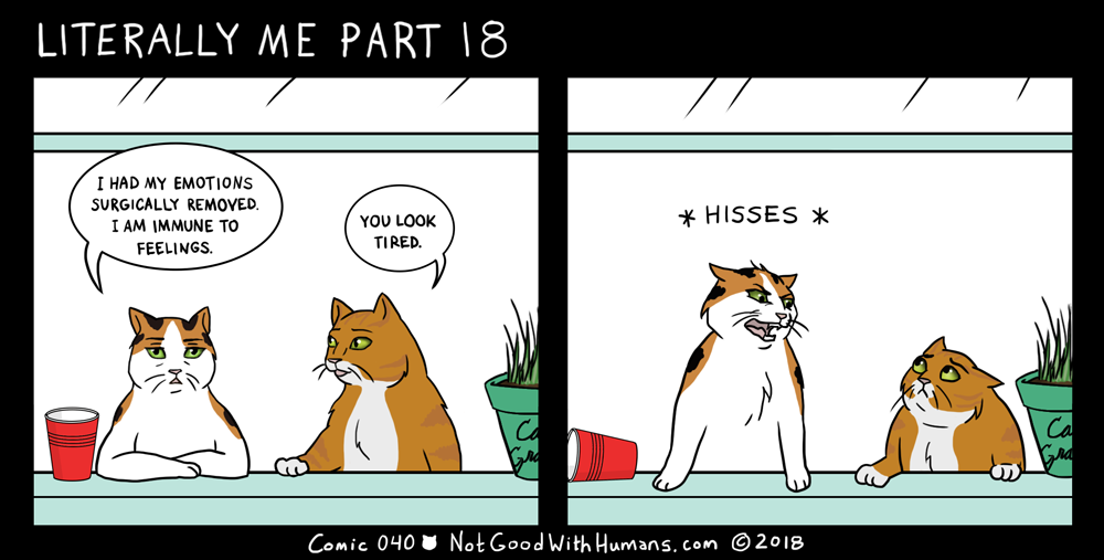 not good with humans notgoodwithhumans.com cat cats introvert introverts 