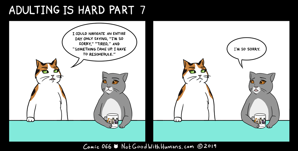 not good with humans notgoodwithhumans.com cat cats introvert introverts 