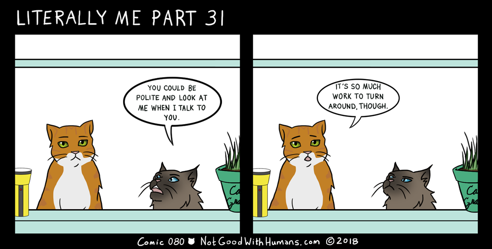 not good with humans notgoodwithhumans.com cat cats introvert introverts 